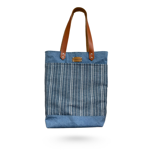 Sac Cabas Rayé jean