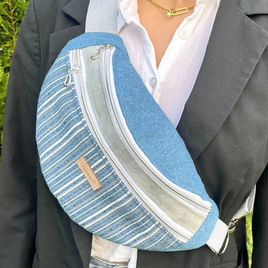 Sac banane Rayé jean